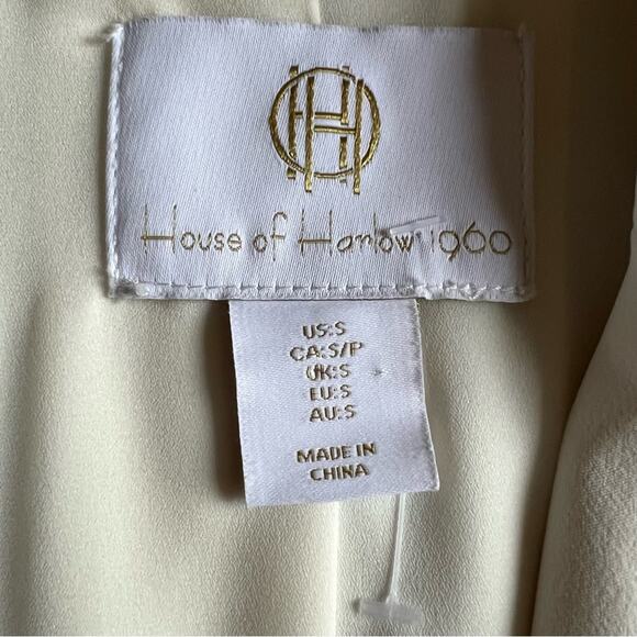 House Of Harlow 1960 Double Breasted White Blazer- Size Small - Picture 7 of 13